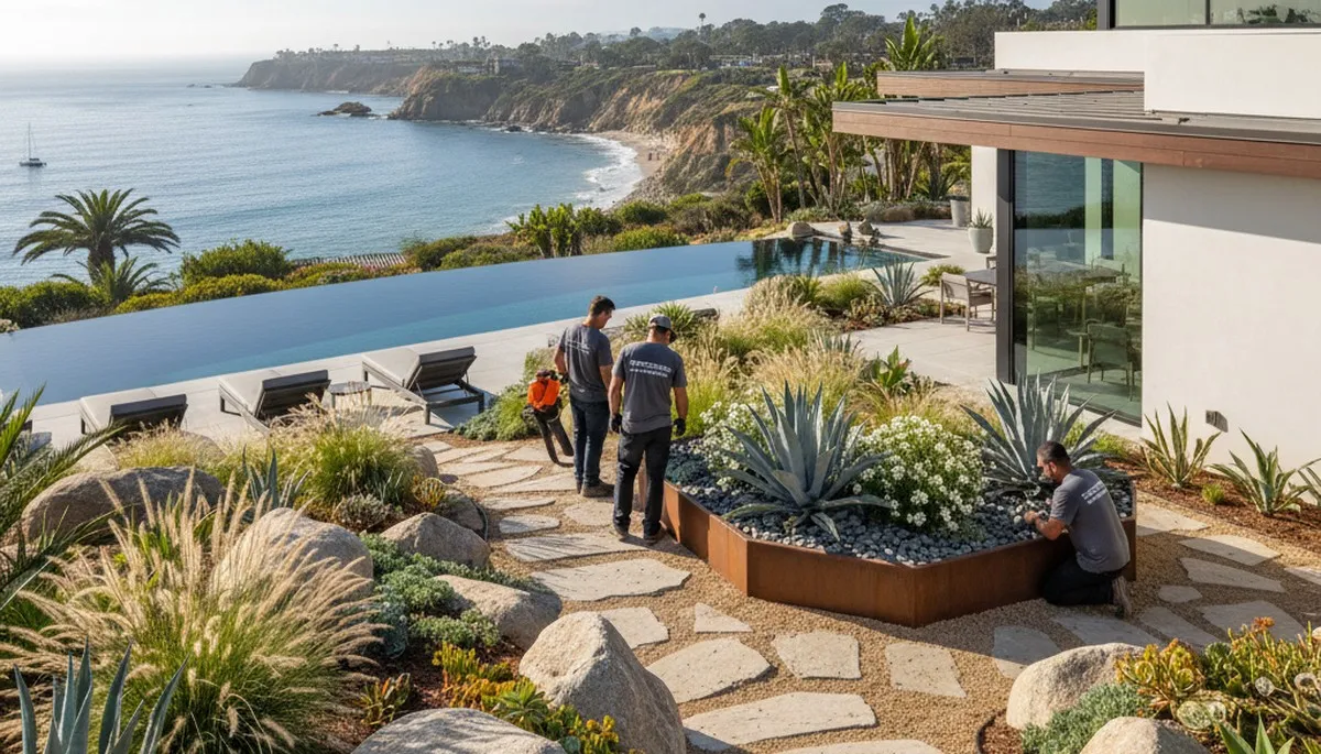 Landscaping services in Orange County, CA for residential and commercial properties