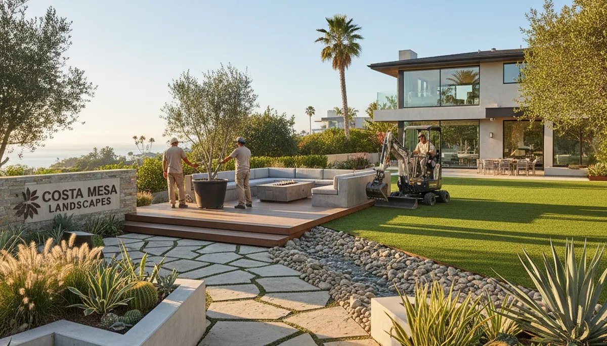 Landscaping service in Orange County, CA for residential and commercial outdoor maintenance