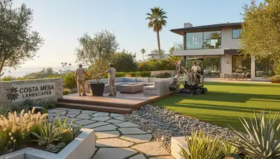 Landscaping service in Orange County, CA for residential and commercial outdoor maintenance