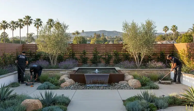 Landscaping services in Orange County, CA for residential and commercial properties