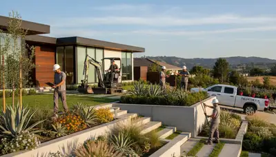 Landscaping services in Orange County, CA for residential and commercial properties