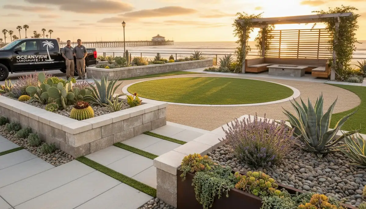 Landscape services in Orange County, CA for residential and commercial properties