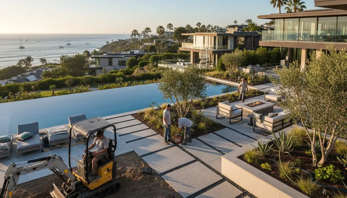 Landscaping services in Orange County, CA for residential and commercial properties