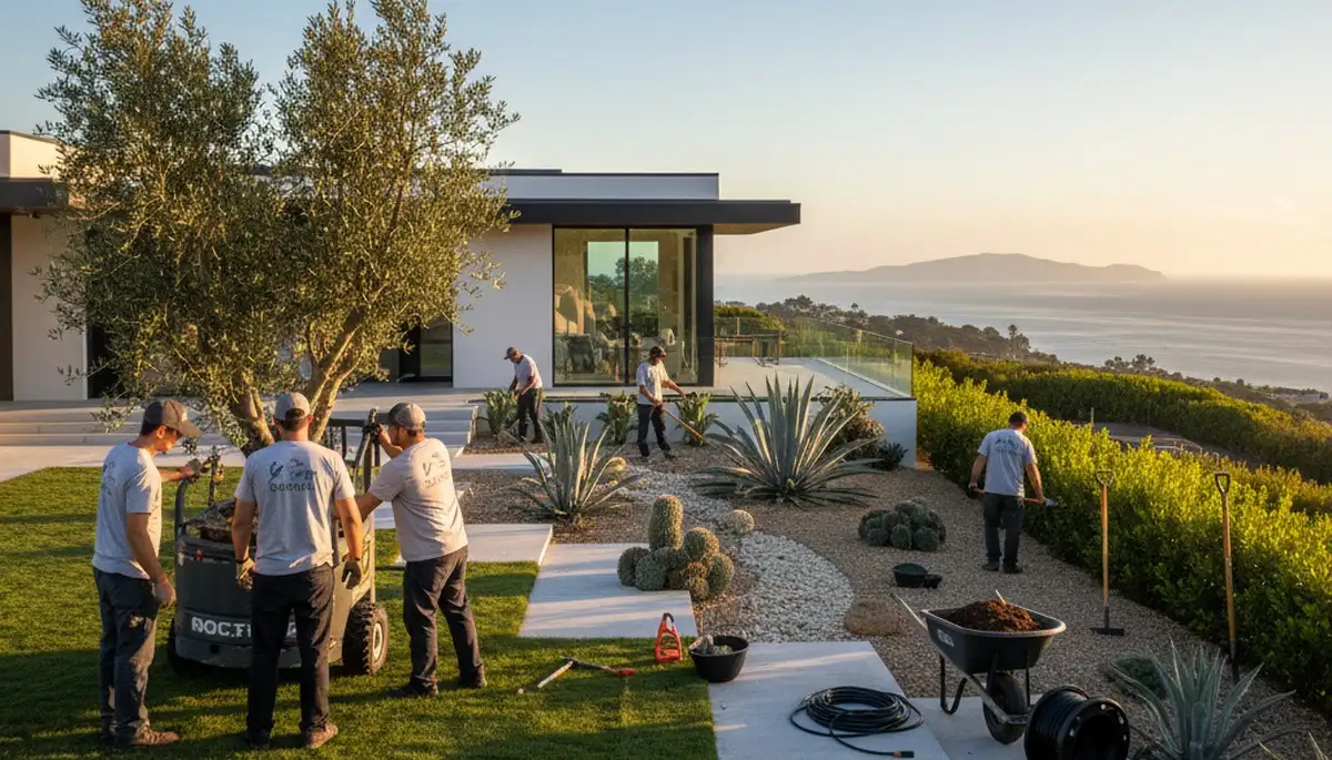 Landscaping service in Orange County, CA for residential and commercial properties