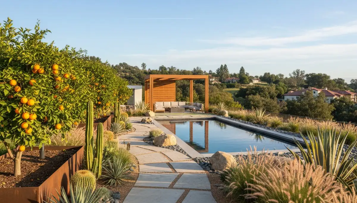 Landscaping service in Orange County, CA for residential and commercial outdoor maintenance