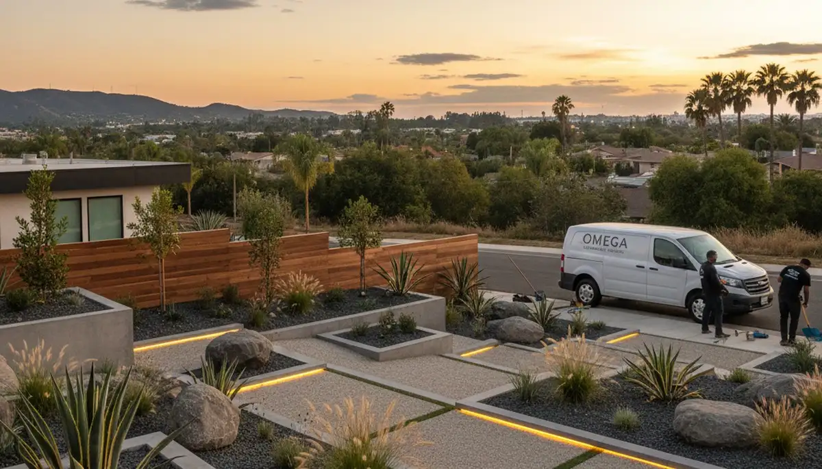 Landscape maintenance service in Orange County, CA for residential and commercial properties
