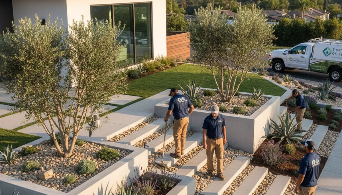 Landscape maintenance service in Orange County, CA by landscaping professionals
