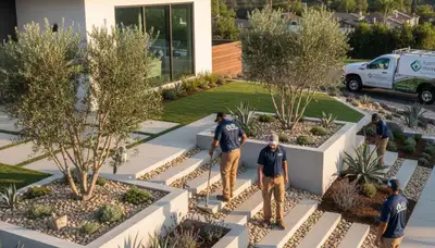 Landscape maintenance service in Orange County, CA by landscaping professionals