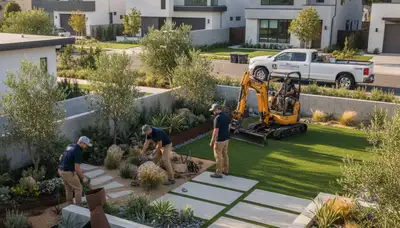 Orange County, CA landscaping service for residential and commercial outdoor maintenance